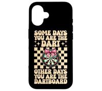 Jeu de fléchettes « Some Days You are The Dart Darts » Coque pour iPhone 16