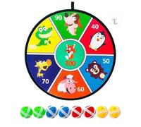 Jeu De Fléchettes Sticky Ball - Jeu De Fléchettes De Dessin Animé De 14,17 Pouces, Augmente La Motricité Fine, Jouet De Fête en Intérieur Et en Extérieur | Activité Sportive De Carnaval Amusante pour