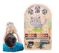 Jeu De Flipper Portable - Mini Appareil Portable, Plusieurs Niveaux De Difficulté, Jouet Compact Et Amusant, Divertissement De De Poche | pour Adultes Voyage Maison École Jeu en Plein Air