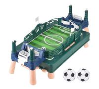 Jeu de football de table - Petit jeu de football classique, jeu de football compact | Petit jeu de football ergonomique, simulé avec 2 petits ballons de football, cadeau pour enfants, adultes