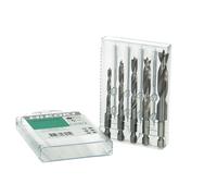 Jeu de foret CV à bois (4/5/6/8/10 mm) 1/4' - HIKOKI - 781983