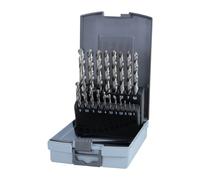 Jeu de Foret hélicoidaux DIN 338 TypN D.1-10x0.5mm HSS 19 unités coffret plastique.RUKO