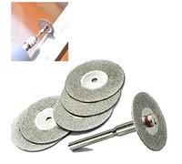 Jeu De Foret Pour Carrelage Disque de coupe Disque de meulage Disc Circulaire Scie Circulaire Blade Abrasive Mini Perceuse ACCESSOIRES D'OUTIL ROCK 5PCS 22MM Perceuse À Carreaux