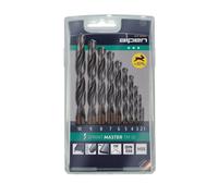 Jeu de Forets 1 - 10mm HSS Flexible, 10-teilig, Pour Acier, Aluminium, Ne-Métal