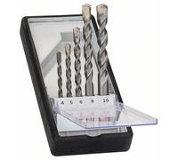 Jeu de forets pour béton 5 pièces tige cylindrique Bosch Accessories 2607010524 1 set
