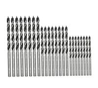 Jeu de forets à bois, 24 forets à pointe Brad, métriques en acier haute teneur en carbone pour un perçage précis-8x3, 8x4, 8x5mm