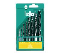 Jeu de forets à bois CV 8 pièces D. 3, 4, 5, 6, 7, 8, 9, 10 mm acier CV HELLER