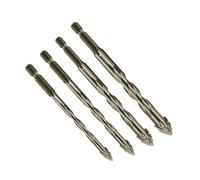 Jeu De Forets À Dentelures Quatre Bords Outil Perçage Pour Carreaux Verre Et Béton 4-12mm Multifonction Nouveau Excentrique Dentelé Quatre Bords