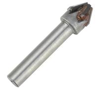 Jeu De Forets À Fraiser À Lame En Carbure For Chanfreinage Du Métal, Fraises Coniques, Brasage Inclus(16mm)