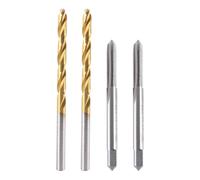 Jeu De Forets À Taraud Métrique M5x0.8 Pointe En Spirale Embouts Hélicoïdaux Revêtus Jeu Mèches Taraudage