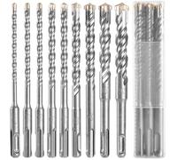 Jeu de forets - AIMOONSA - SDS-Plus - 9 pièces - Pointe carbure - Long. 160 mm