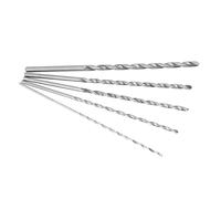 Jeu de Forets au Cobalt, Foret Hélicoïdal en Acier Extra Long à Tige Droite de 2 à 5 Mm, Forets en Acier Rapide pour Métaux Durs pour le Bois, les Plastiques et les Métaux Légers