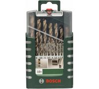 Jeu de forets BOSCH 2609255133 Acier hélicoïdal Haute vitesse 19 pièces