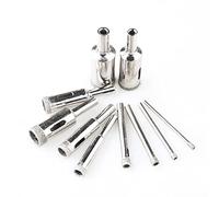 Jeu de forets diamantés, 10 pièces, scie cloche 3-18mm pour revêtement diamant, acier au carbone, verre, céramique, porcelaine, carrelage, brique, marbre