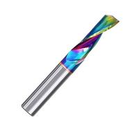 Jeu de forets en carbure, 5 pièces mèche de routeur en spirale 3.175-12mm fraise bout tige enduite mèches rotatives(10x25x60L)