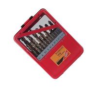 Jeu de forets en métal dur - Outil de perçage avec tournevis métalliques antidérapants - Assortiment de tournevis portables pour montage de meubles