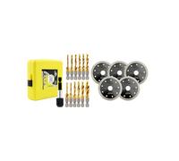 Jeu de forets et de tarauds combinés et SHDIATOOL Disque Diamant Super Mince 5Pcs