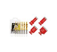 Jeu de forets et de tarauds combinés et SHDIATOOL Set de foret diamanté