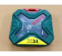 Jeu de forets et tournevis classiques Bosch X-line 2607010608 en acier au cob...