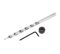 Jeu de forets étagés à tige ronde de 9 mm, avec t anneau de localisation, foret étagé pour trou de poche en bois, kit de guide de gabarit