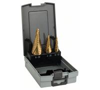 Jeu de forets étagés HSS Bosch Accessories 2608587432 4 - 12 mm, 4 - 20 mm, 6 - 30 mm TiN 1 set - 3 pièces