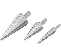 Jeu de forets étagés TOOLCRAFT HSS x3 4 - 20 mm, 4 - 12 mm, 6 - 30 mm 6 mm, 8 mm, 10 mm