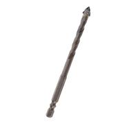 Jeu de forets excentriques, mèches dentelées à quatre bords, mèches à pointe biseautée de haute dureté pour verre et céramique, mèche excentrique à quatre bords