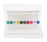 Jeu de forets hélicoïdaux en acier au tungstène, 10 pièces, micro-embouts hélicoïdaux pour le perçage de circuits imprimés de précision de 0.1mm à 1.0mm