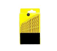 Jeu de forets hélicoïdaux Jeu de forets hélicoïdaux en acier avec support boîte, manche rond, for verre, métal, carrelage, bois, 1,5 à 6, mm(3 set (39pcs))
