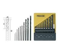 Proxxon Micromot 28 874 HSS Jeu de forets pour le métal 10 pièces 0.3 mm, 0.5 mm, 0.8 mm, 1 mm, 1.2 mm, 1.5 mm, 2 mm, 2.5 mm