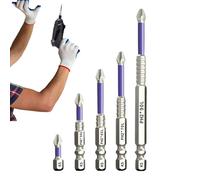 Jeu de forets magnétiques - Acier allié au vanadium | Kit de tournevis pour perceuse antidérapante K5, outil de réparation à couple élevé pour les menuisiers, électriciens, mécaniciens, meubles à cliq