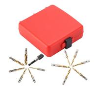 Jeu De Forets Métriques - Jeu De Forets Combinés En Titane 13 Pièces - Jeux Dee Foretss En Titane | Foretss Et Tarauds Combinés Pourr Le Métal | Accessoires Pour Outils Électriques Haute Résistance |