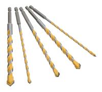 Jeu de Forets Multifonction à Queue Hexagonale pour Ciment et Carrelage | Acier au Carbone et Alliage, Résistant à L’usure la Corrosion, Jaune, pour Perçage sur Tuiles