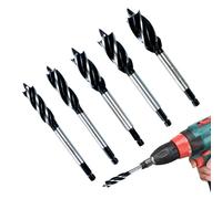 Jeu de Forets | Ouvre-Trou Queue Hexagonale Métal,Mèches De Maçonnerie À 4 Goujures Et Dentelées | Pour Charpentiers, Menuisiers, Béton, Bois, Verre, Brique, Carrelage,