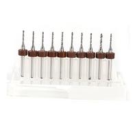 Jeu De Forets PCB, 10pcs PCB Print Circuit Board Carbure Micro Drill Bits Tool Set Pour CNC SMT(1.2mm)