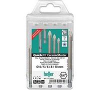 Jeu de forets perce-verre Ceramic Master, Quantité : 5 pièces, Contenu 4 5 6 8 10 mm G