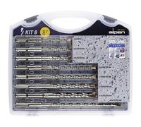 Jeu de forets pour marteau-perforateur 8 pièces SDS-Plus Alpen 80704100100 1