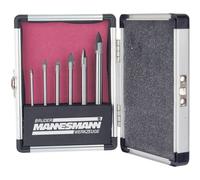 Jeu de forets pour verre et carrelage Brüder Mannesmann M54806 tige cylindrique