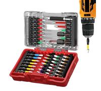 Jeu de forets pour visseuse, 42 pièces en 1 avec adaptateur à essai de glissement | Kit multifonction pour maison, atelier, électronique et menuiserie de précision antidérapante