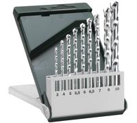 Jeu de forets spiralés pour pierre 9 pièces tige cylindrique Bosch Accessories 2609255463 1 set