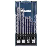 Jeu de forets spiralés pour pierre - Makita - D-77126 - 12 pièces - 4 mm, 5 mm, 6 mm, 8 mm, 10 mm, 12 mm