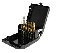 Jeu de forets taraudeurs M3-M10, 7 pièces, argent