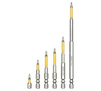 Jeu De Forets Tournevis À Haute Magnétisation - 6 Forets Magnétiques K5 Anti-Dérapants Pour Perceuse | Outillage Pour Remplacement Système Décasage Utilisateurs Particuliers Professionnels