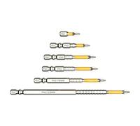 Jeu De Forets Tournevis À Haute Magnétisation | Kit De 6 Pièces K5 Pour Perceuse Visseuse - Outillage Pour Remplacement Système Décasage Utilisateurs Particuliers Professionnels