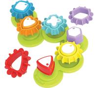 Jeu De Formes Et Engrenages-Jouet Bébé Educatif-Jeu Formes Et Empilage-Jouet Constructionmotricité,Eveil,Coordination-Cadeau Bebe 1 À 3 Ans