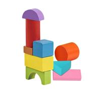 Jeu de formes géométriques : kit d'apprentissage de blocs de motifs, 9 pièces de manipulations mathématiques pour l'éducation préscolaire, formes géométriques colorées avec activité de tri, ju
