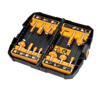 DeWalt Coffret 12 fraises de défonceuse DT90016 Ø 8 mm