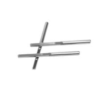 Jeu de fraises à double tranchant droites de 3,175 mm, en alliage, sans bavure, for fraise à bois Z03B0(3.175x1.5x12mm)