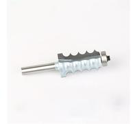 Jeu de fraises à rainurer et à cannelures quadruples | Fraise à panneaux surélevés avec roulement, profileuse de chants incurvés for machine à graver | Tige 8/12 mm et 1/2"(12 * 36)