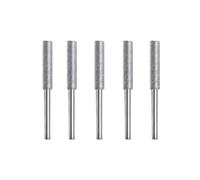 Jeu de fraises d'affûtage de tronçonneuse en diamant, lime à pierre rotative à tige de 4.8mm, 3mm for la sculpture 5 pièces